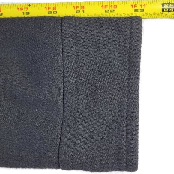 Kasper Blazer Women Size 8P Black Long Sleeve Pockets 4 Button Textured Lined - Picture 10 of 11